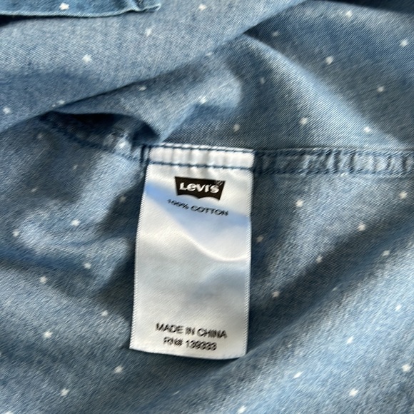 Levi’s denim sleeveless tank top size large - Picture 8 of 8